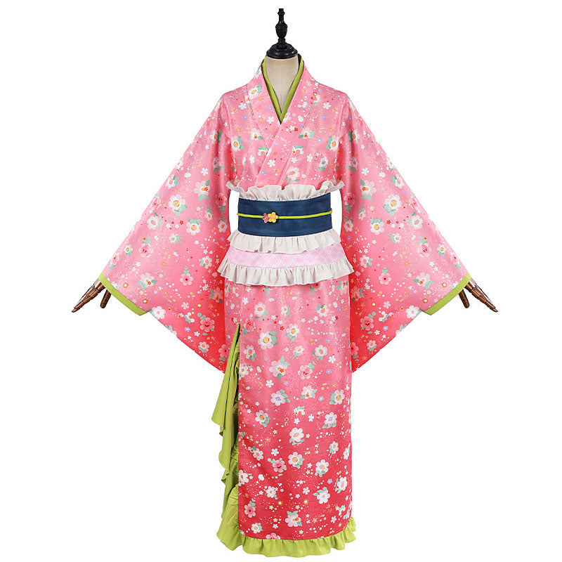 OROCOSPLAY Kanroji Mitsuri Kimono Cosplay Costume - Demon Slayer