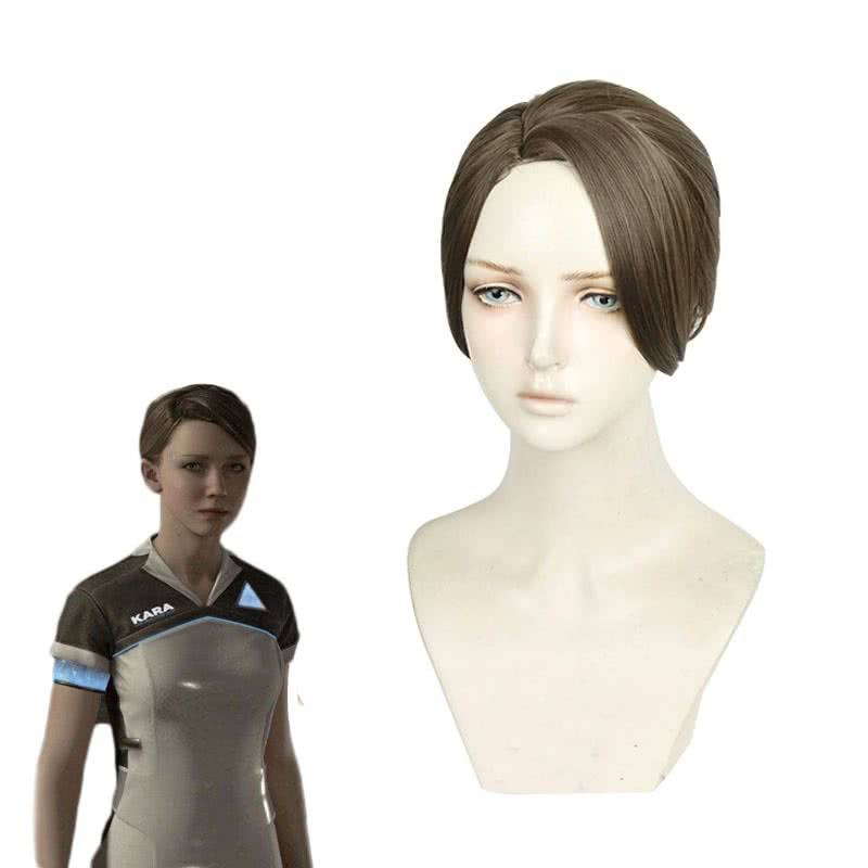 OROCOSPLAY Kara Gold Brown Straight Wig - Detroit Become Human