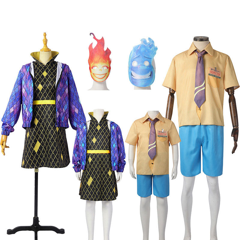 OROCOSPLAY Ember and Wade Family Costume - Elemental