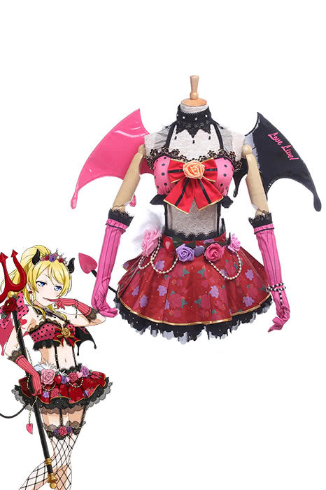 High Quality Anime Costumes Eli Ayase Little Devil Costume - Love Live