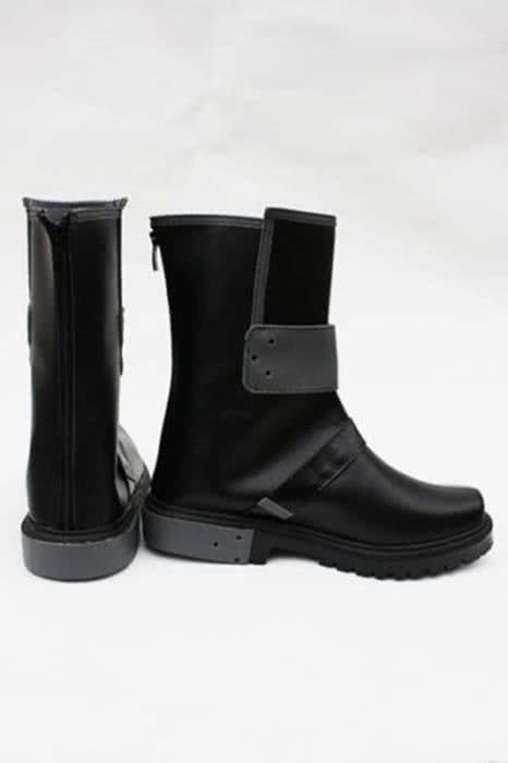 Sword Art Online Kirito Kirigaya Kazuto Black Cosplay Boots - Character Footwear