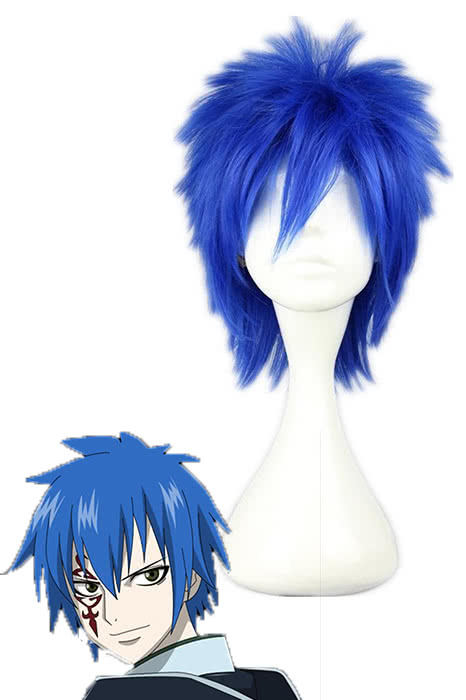 Rolecos Mistogai Cosplay Wig - Fairy Tail Blue 35cm