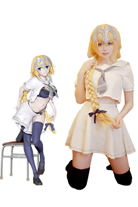 OROCOSPLAY Jeanne d'Arc White Uniform Cosplay Costume - Fate/Grand Order