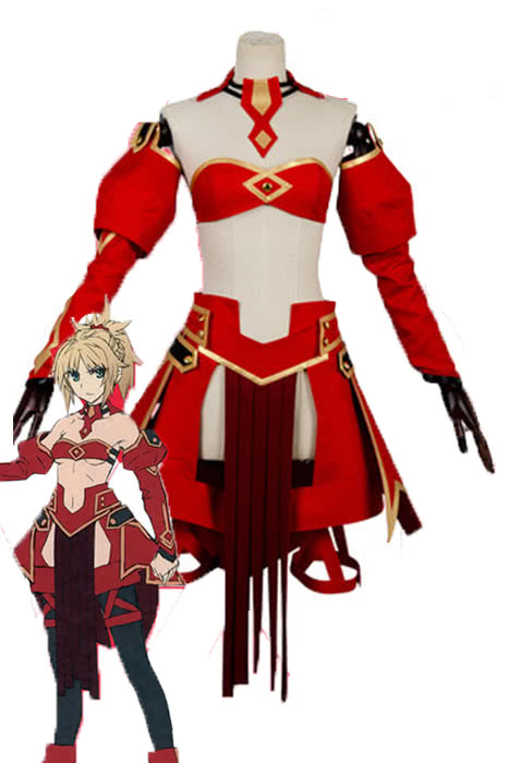 OROCOSPLAY Aka no Saber Red Cosplay Costume - Fate/Apocrypha