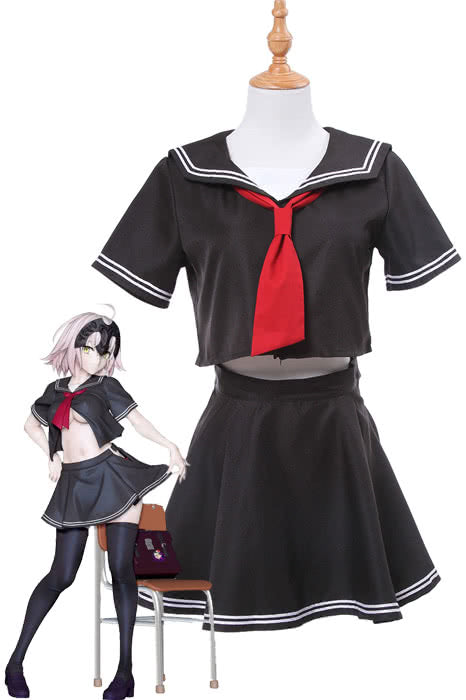OROCOSPLAY Jeanne d'Arc Black Uniform Cosplay Costume - Fate/Grand Order