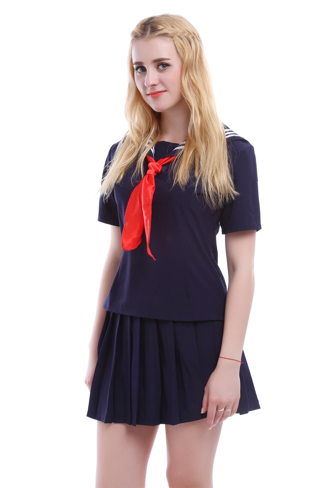 Tiger and Dragon Aisaka Taiga Dark Blue Dress Cosplay Costume - School Uniform with Tie
