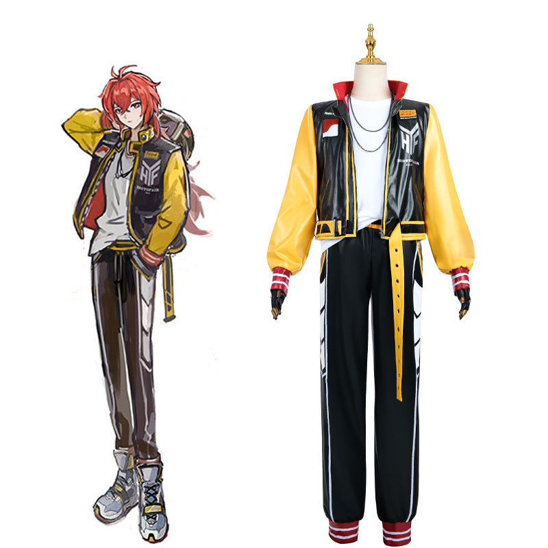 OROCOSPLAY Diluc Racing Suit Cosplay Costume - Genshin Impact