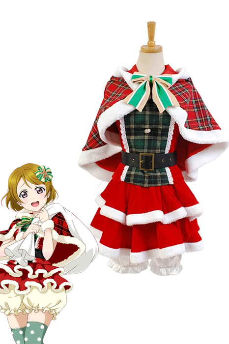 High Quality Anime Costumes Koizumi Hanayo Christmas Dress Costume - Love Live
