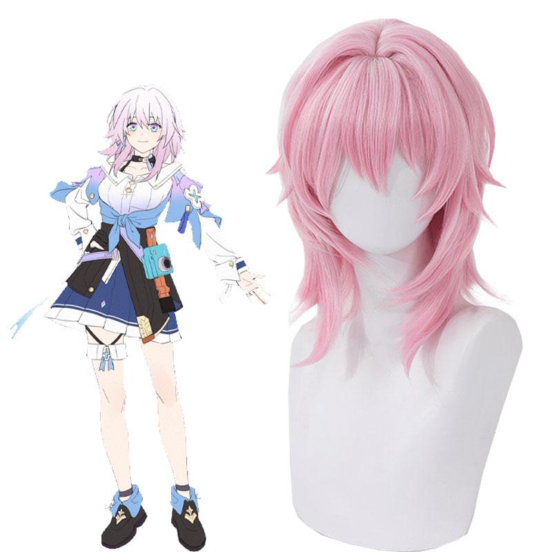 Cosplay Store March 7th Pink Wig - Honkai: Star Rail