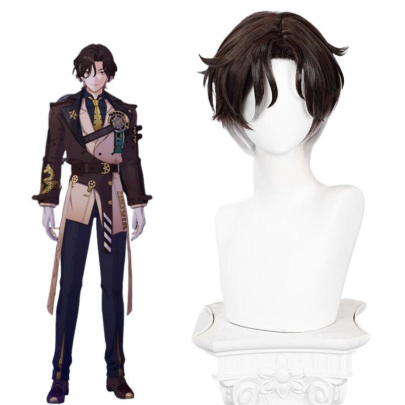 Cosplay Store Mr. Reca Brown Grey Wig - Honkai: Star Rail