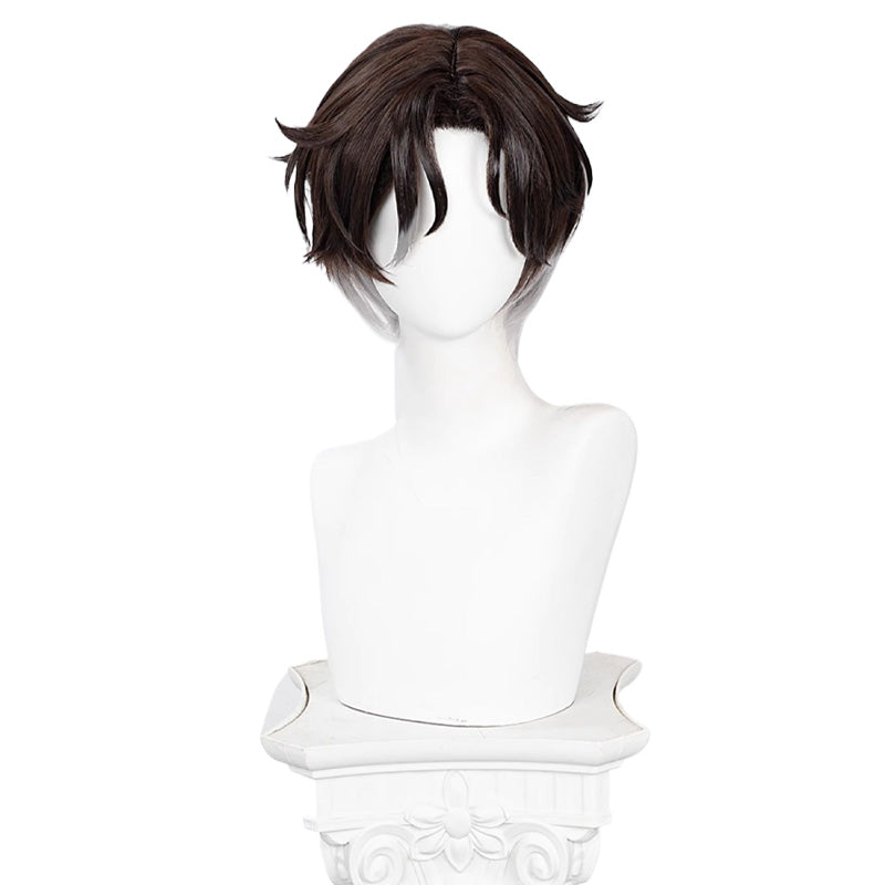 Cosplay Store Mr. Reca Brown Grey Wig - Honkai: Star Rail