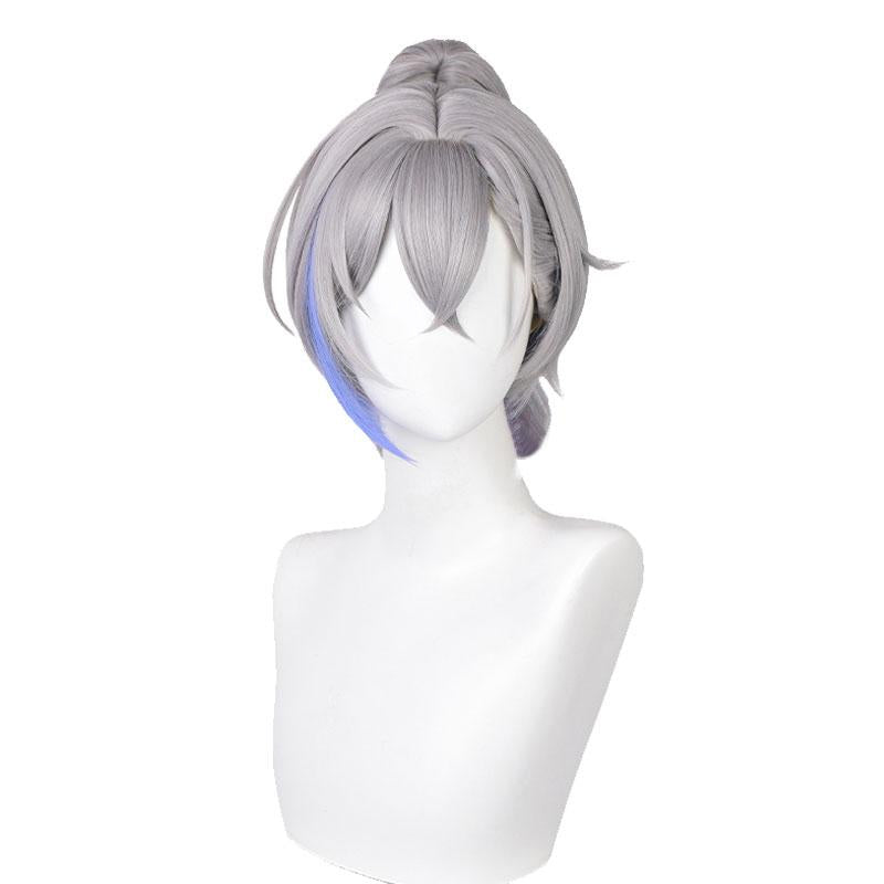 Cosplay Store Silver Wolf Grey Blue Wig - Honkai: Star Rail