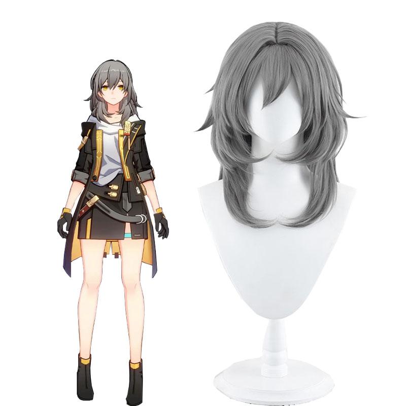 Cosplay Store Stelle Grey Wig - Honkai: Star Rail Trailblazer