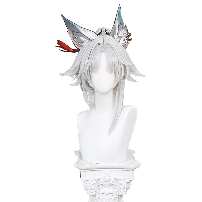 Cosplay Store Feixiao Grey Green Wig - Honkai: Star Rail