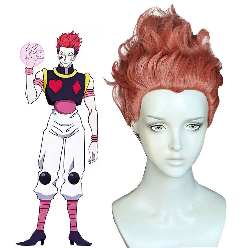 Cosplay Store Hisoka Morow Orange Curly Wig - Hunter × Hunter