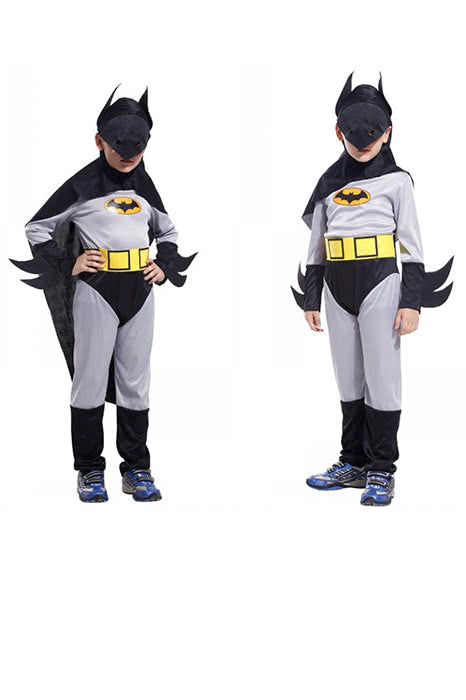 Rolecos Batman Dark Knight Costume - Kids Hero Dress Up