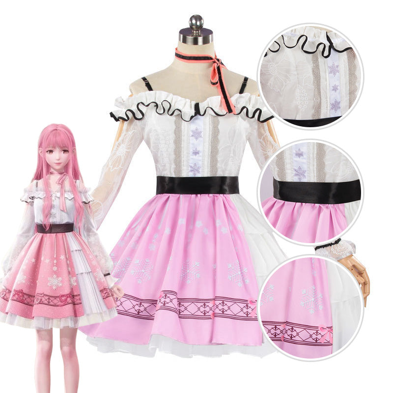 Cosplay Store Nikki Pink Dress Costume - Infinity Nikki