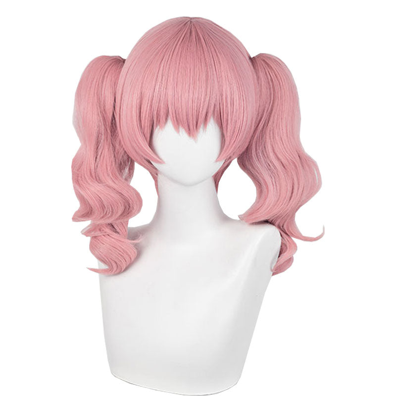 Cosplay Store Roromiya Karuta Pink Curly Wig - Inu × Boku SS