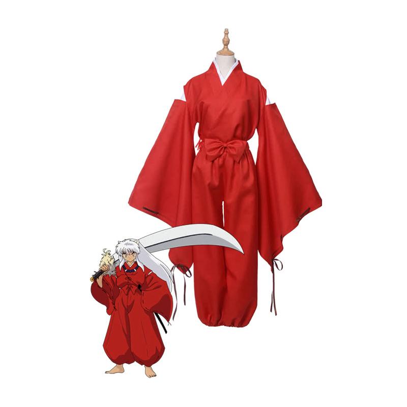 Cosplay Store InuYasha Red Kimono Costume - InuYasha Anime