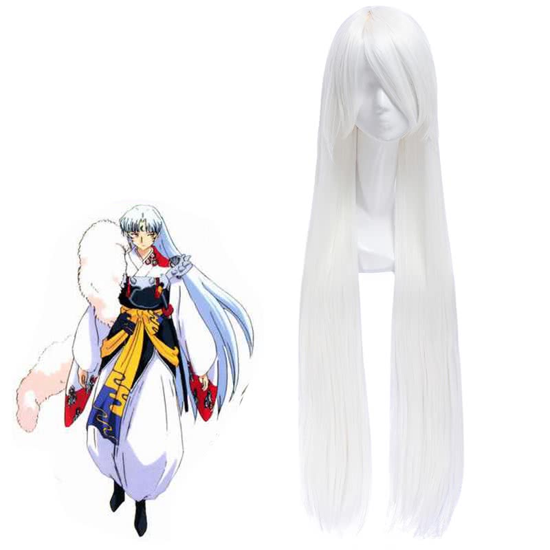 Cosplay Store Sesshomaru Silver Long Wig - Inuyasha