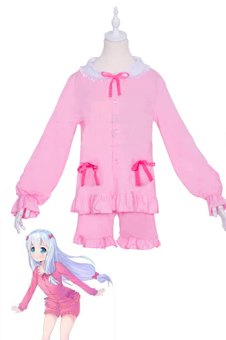 OROCOSPLAY Izumi Sagiri Pink Pajamas Cosplay - Eromanga Sensei