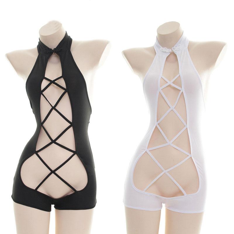 Cosplay Store Hollow Sexy Underwear - Japanese 2-Color Set