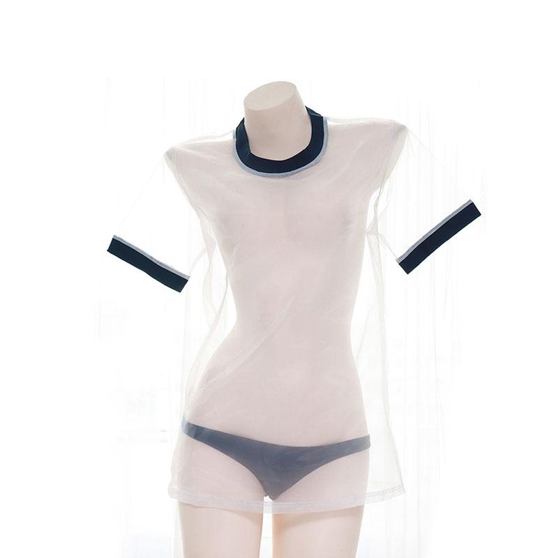 Cosplay Store Sexy Transparent Gymnastics Costume - Japanese Style