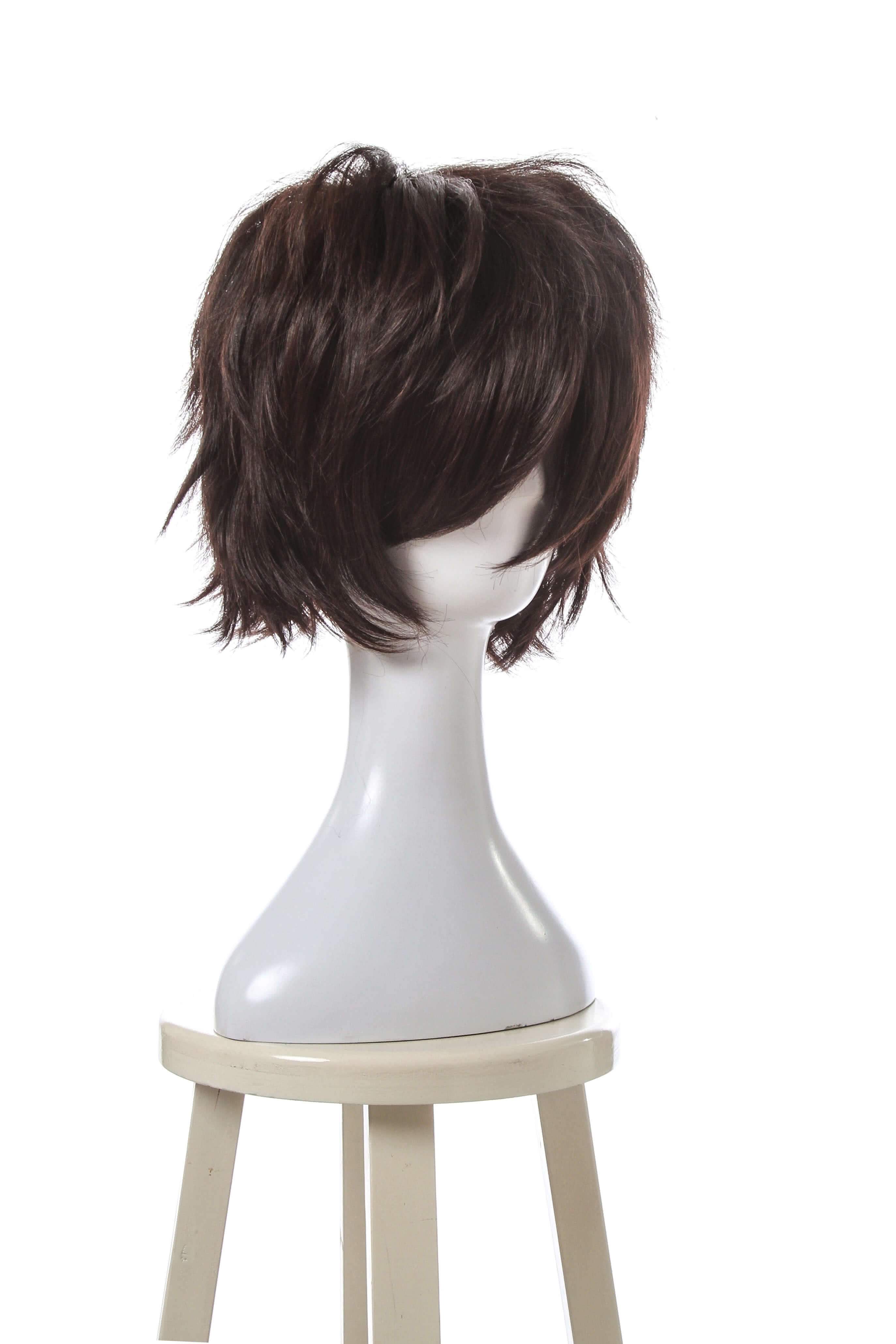 OROCOSPLAY General Utility Short Cosplay Wig - Dark Brown Heat Resistant Party Wig
