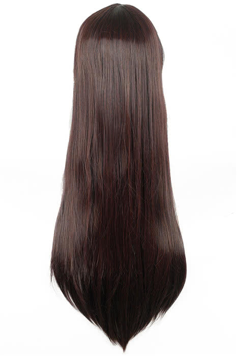 Touhou Project Kirisame Marisa Long Brown Straight Cosplay Wig - 77cm Heat Resistant Fiber