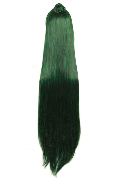 Sailor Pluto Meiou Setsuna Long Green Cosplay Wig - 100cm Heat Resistant Fiber