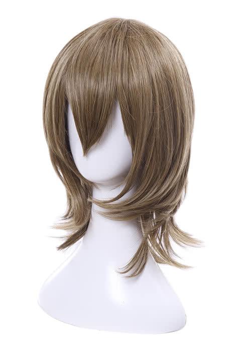 Goro Akechi Short Curly Flaxen Synthetic Cosplay Wig - Persona 5