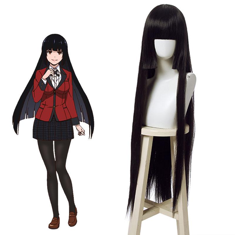Cosplay Store Yumeko Jabami Black Long Wig - Kakegurui