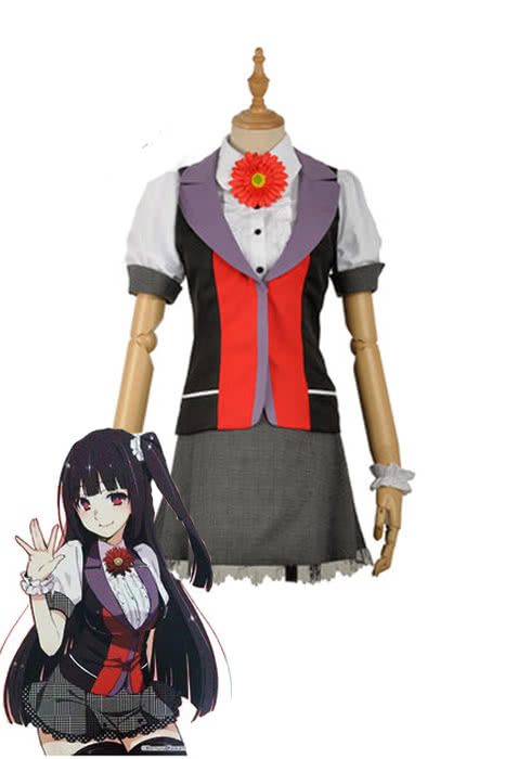 Rolecos Yumeko Jabami Cosplay Costume - Kakegurui Hyakkaou Uniform