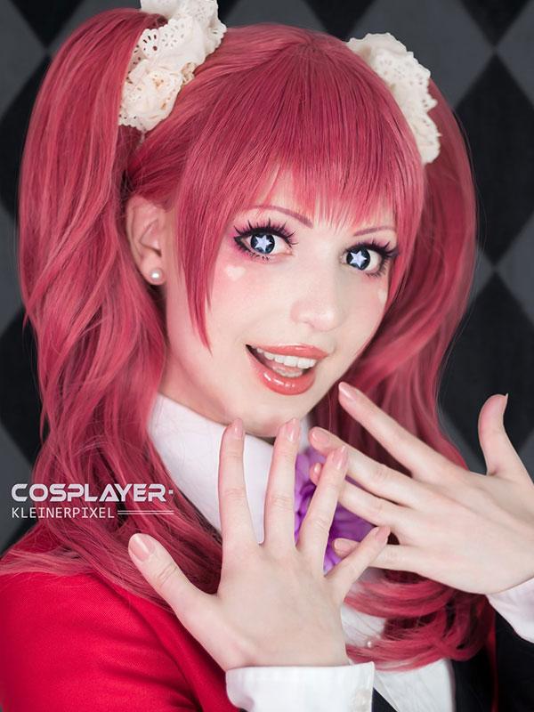 Rolecos Yumemite Yumemi Long Pink Wig - Kakegurui
