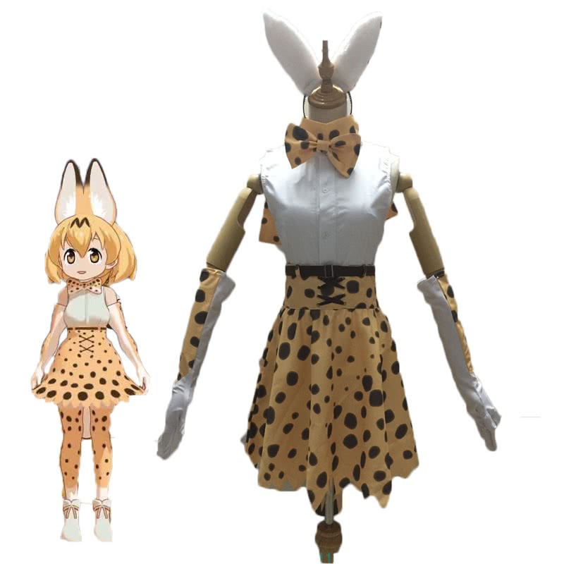 Rolecos Leptailurus serval Cosplay Costume - Kemono Friends Project