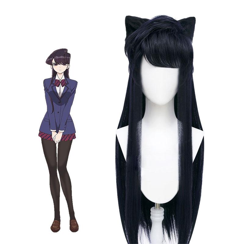 Rolecos Komi Shouko Deep Blue Long Wig - Komi Can't Communicate