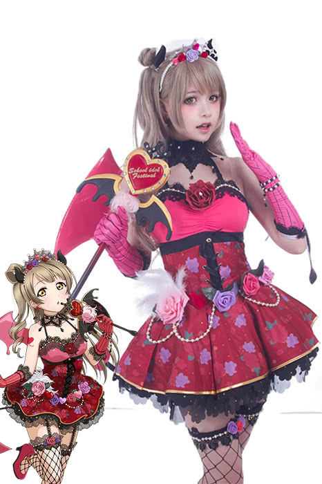 High Quality Anime Costumes Kotori Minami Little Devil Costume - Love Live