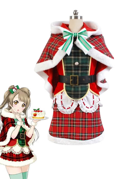 High Quality Anime Costumes Minami Kotori Christmas Dress Costume - Love Live