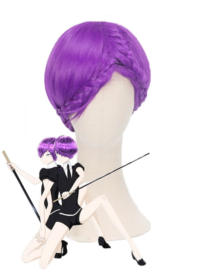 Rolecos Amethyst Short Purple Cosplay Wig - Land of the Lustrous