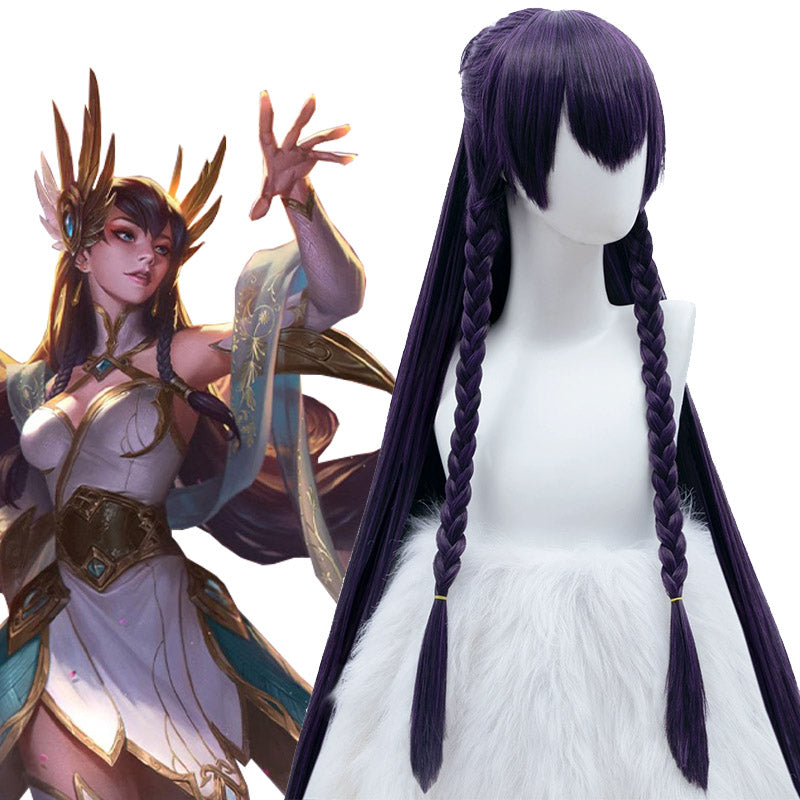Official Collection Immortal Journey Irelia Long Dark Purple Cosplay Wig - League Of Legends