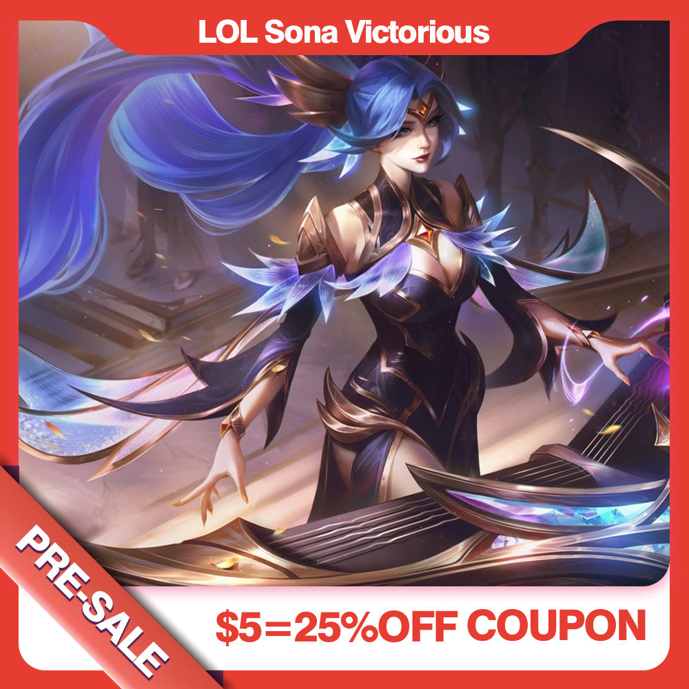 Official Collection Sona Victorious Cosplay Costume - League of Legends