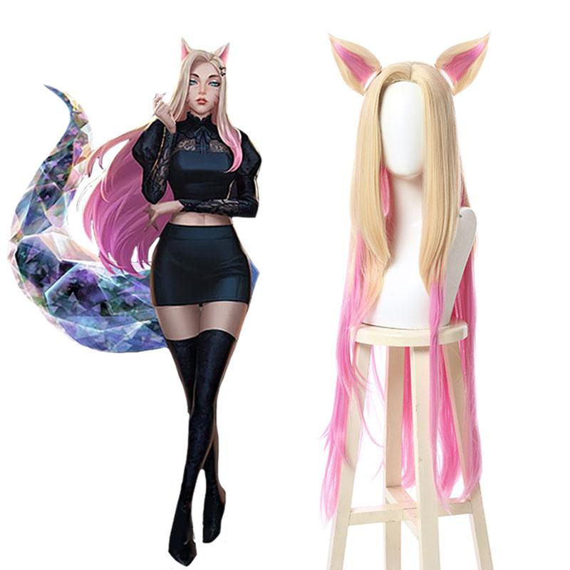 Cosplay Specialists Ahri Long Straight Wig - LOL KDA BADDEST Nine Tailed Fox
