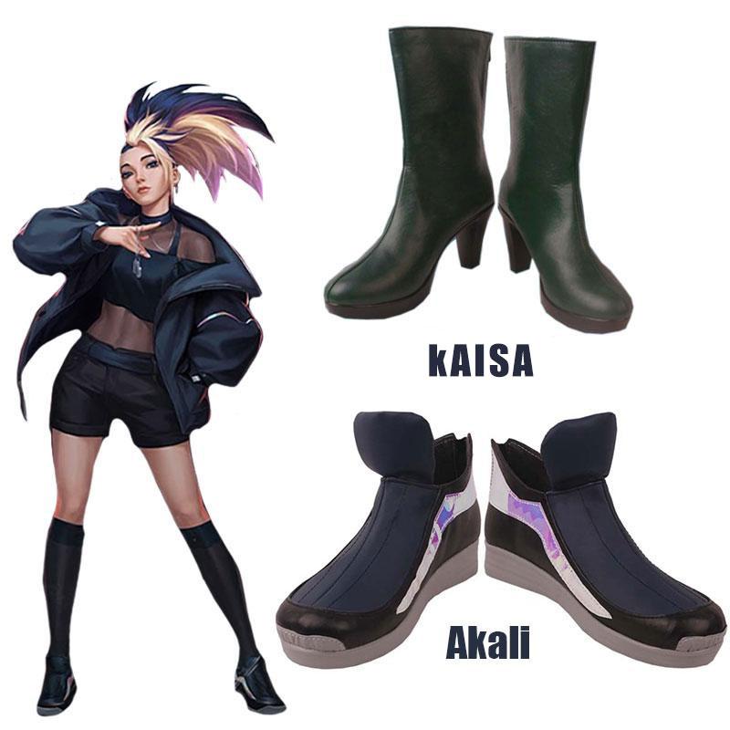 Cosplay Specialists Evelynn & Akali Cosplay Shoes - LOL KDA BADDEST