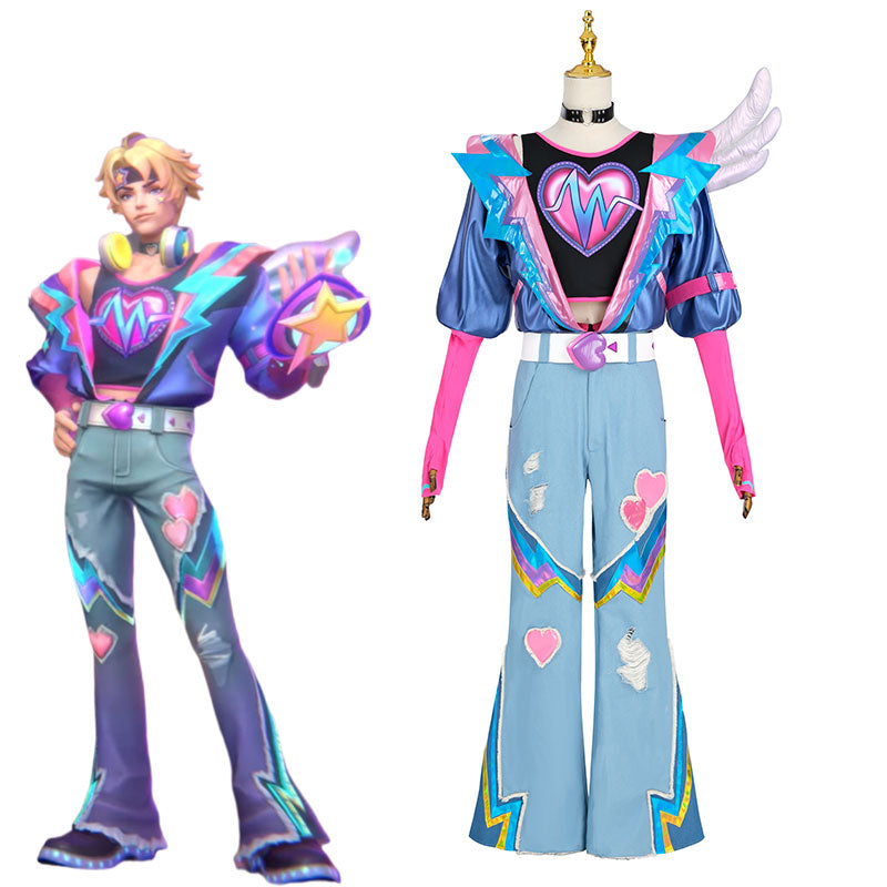 Official Collection Lovestruck Ezreal Cosplay Costume - League Of Legends