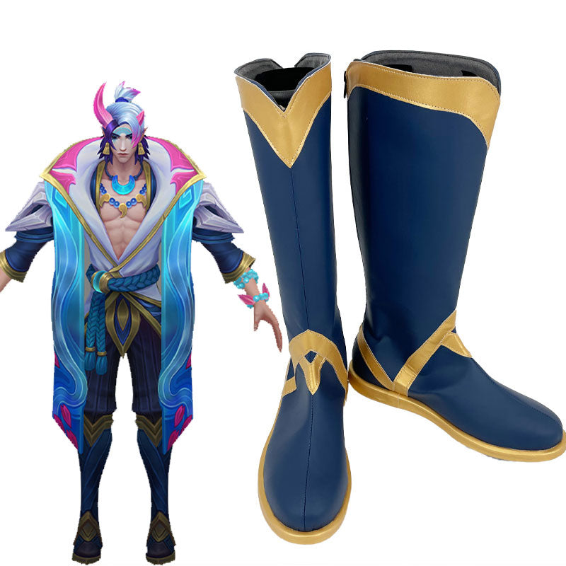 High Quality Cosplay Shoes Aphelios Spirit Blossom Shoes - LOL