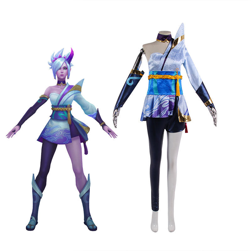 High Quality Anime Costumes Riven Spirit Blossom Costume - LOL Halloween