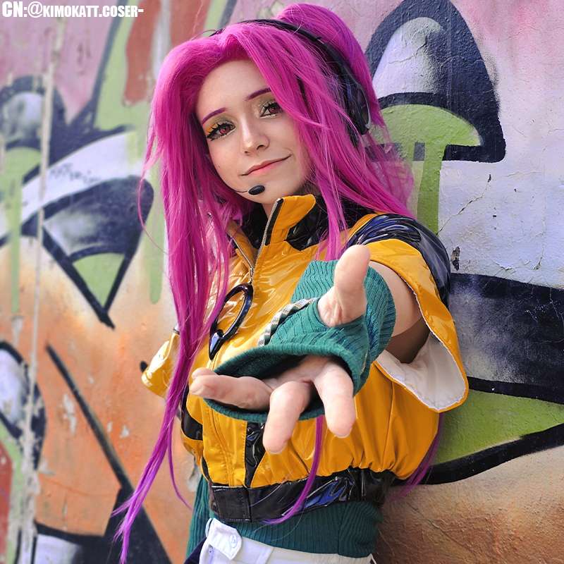Official Collection Heartsteel Alune Pink Cosplay Wig - League Of Legends