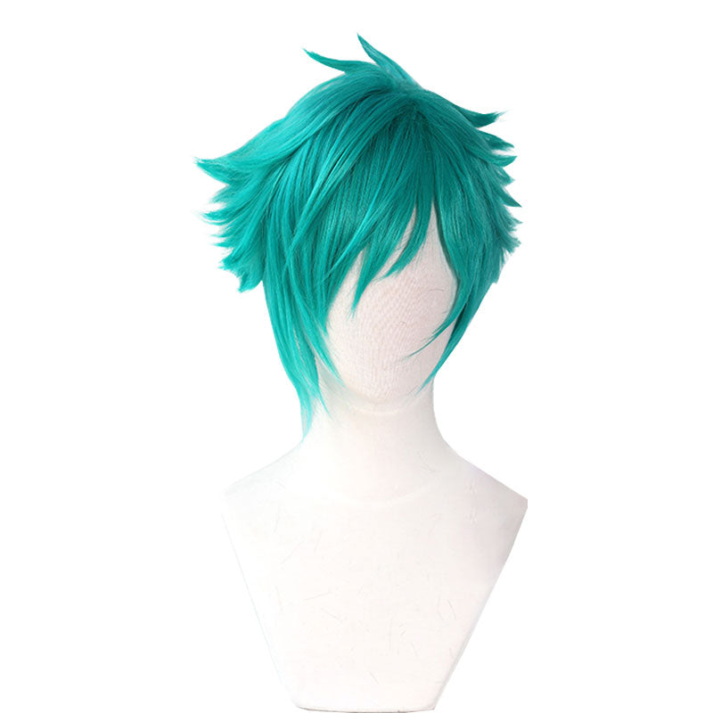Official Collection Heartsteel Aphelios Blue Green Cosplay Wig - League Of Legends