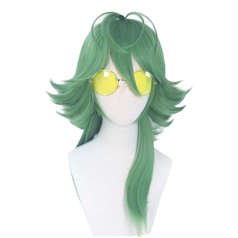 Official Collection Heartsteel Aphelios Green Cosplay Wig - League Of Legends