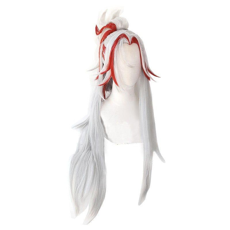 Official Collection Heartsteel Yone Grey Cosplay Wig - League Of Legends